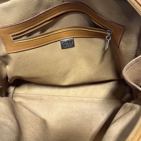 Justus Satchel Handbag - Medium Sized Handmade Leather Bag  LAI Satchel Satchel Handbag Genuine Calf Leather Saddle Brown  Made In Italy